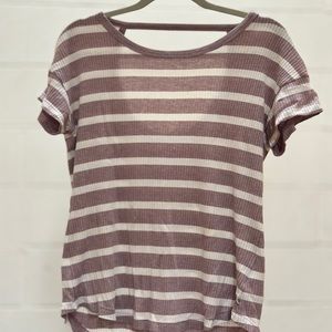 Ribbed t-shirt with open back Mountain Hardware